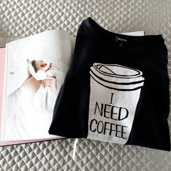 NWT Wildfox & Rae Dunn "Monday Morning Blues" sweatshirt & baseball cap bundle - Picture 7 of 12